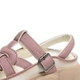 thumbnail image 3 of Platform Sandals Women PU Breathable Summer Sandals for Hiking Home Shopping Pink 38, 3 of 7