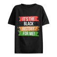 thumbnail image 4 of Luowei Women's Black Graphic Tee - Cute Casual Short Sleeve T-Shirt, Black, L, 4 of 4