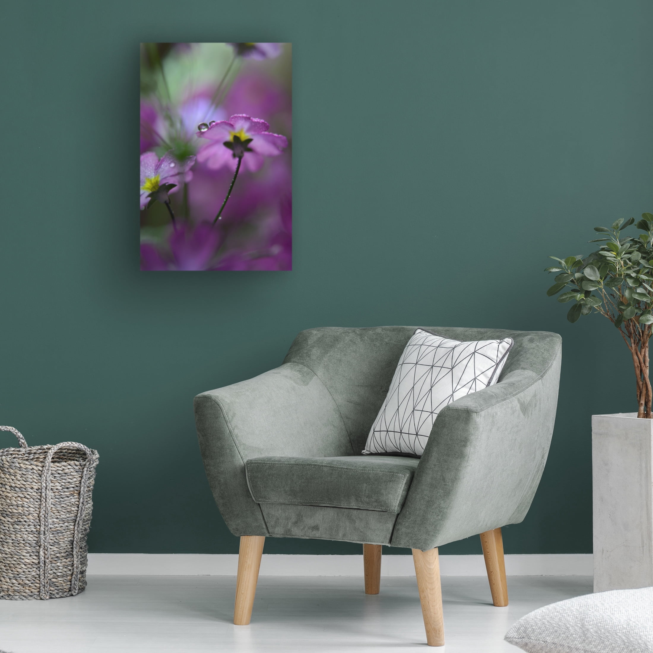 Canvas Wall Art - Heidi Westum 'In Pink Surroundings' Wall Art for Living Room, Bedroom, or Office Décor by Trademark Fine Art - 22 x 32 Inches