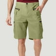 thumbnail image 2 of YLSDY Tactical Cargo Shorts for Men Loose Fit Multi-Pocket Hiking Casual Work Short Outdoor Lightweight Big and Tall Capris Green XL, 2 of 7