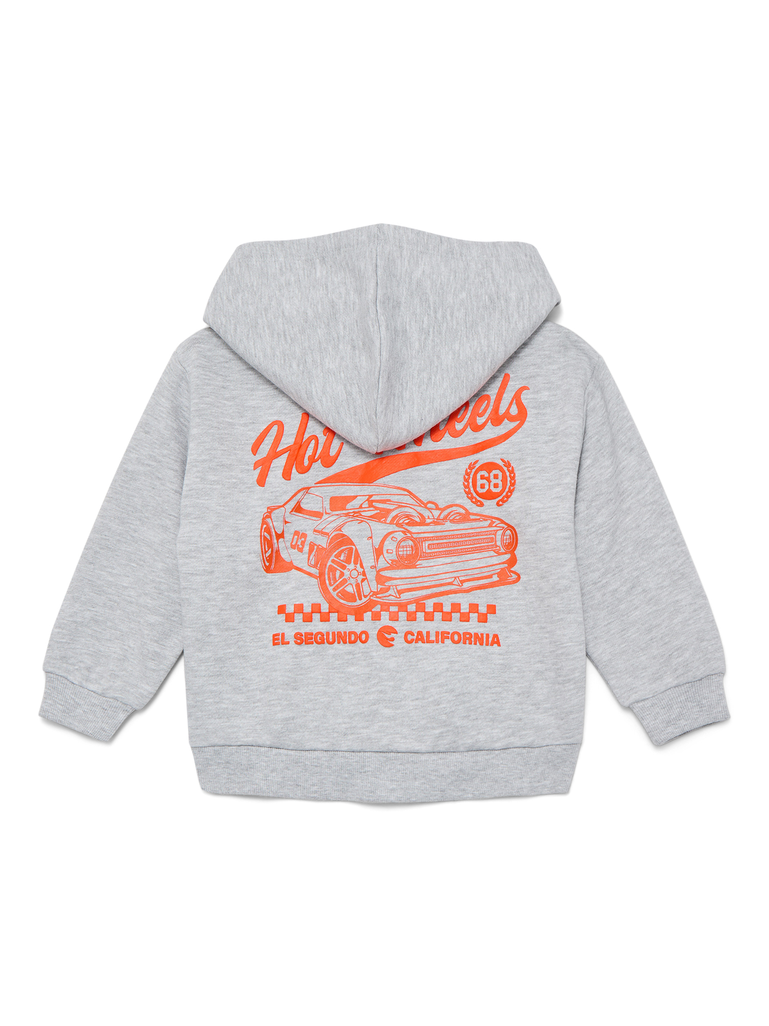 Hot Wheels Toddler Boys' Full Zip Graphic Hoodie, Sizes 12M-5T