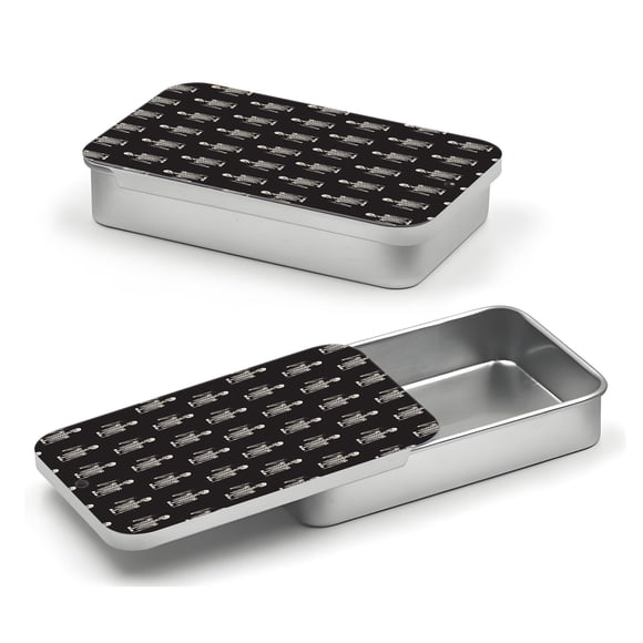 Estuche para hilo dental POTYHDC recargable de hojalata para viaje