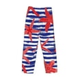 thumbnail image 4 of Kdxio Sea Stars Print Men's Sleep Pajama Pant Lounge Pants with Pockets, 4 of 8