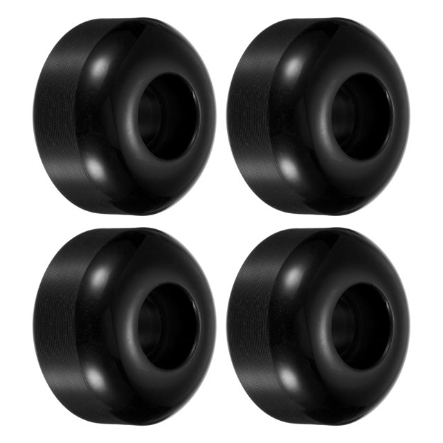 Unique Bargains Roue de Planche à Roulettes 52mm Roues de Rue pour Planche à Roulettes Roues de Cruiser 95A, Noir 4 Pack