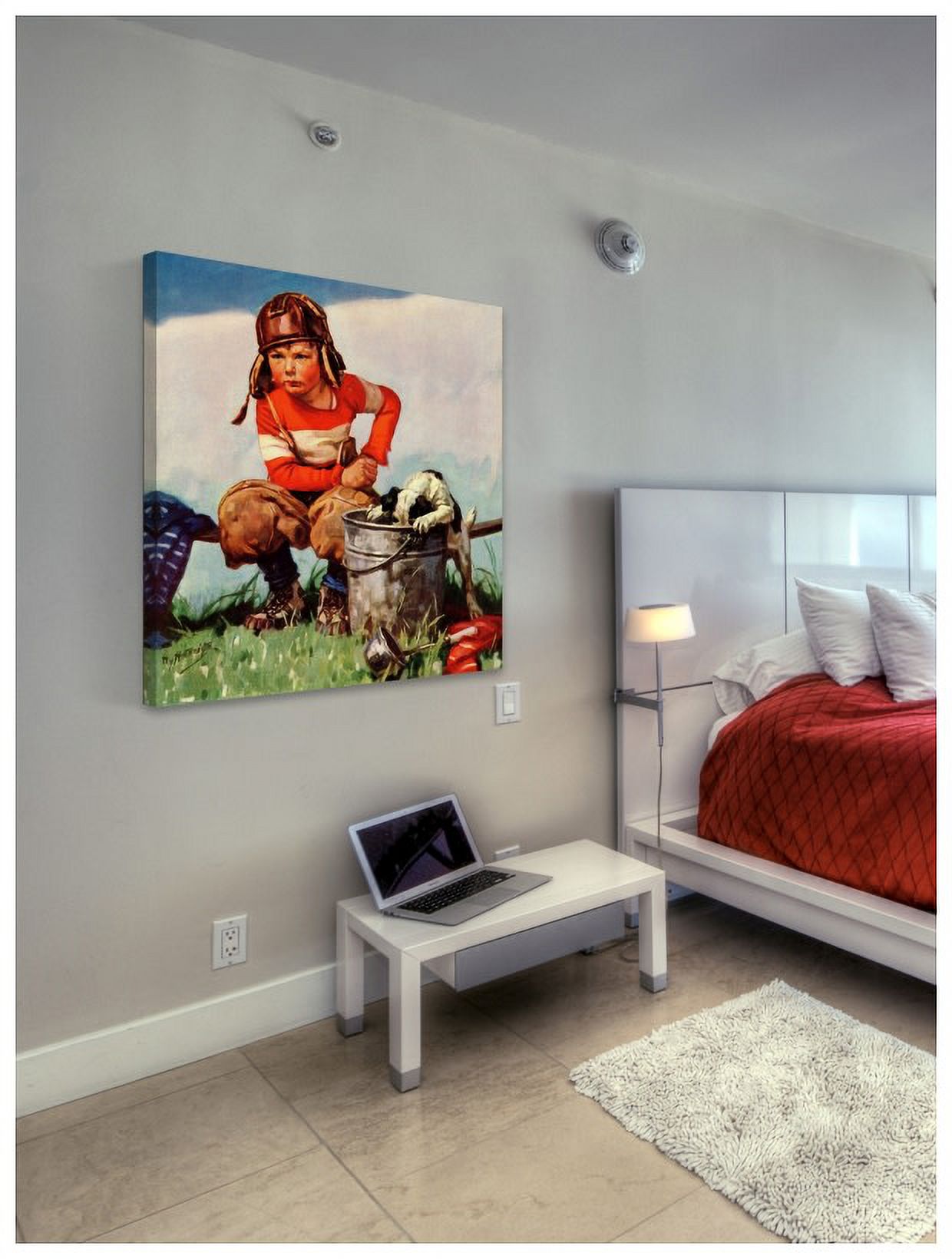 Marmont Hill "Young Pilot" by Curtis Painting Print on Canvas