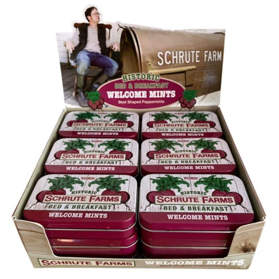 The Office Schrute Farms Hospitality Mints - 1 Tin Per Order