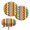 Geometric Stripe Print, variant on Chririnla Soft Stool Seat Cover Protector for Home Bar, Polyester Elastic Bar Stool Cushion Covers with Waterproof