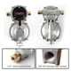 thumbnail image 2 of RV Propane Regulator with Hose, Heavy Duty 2-Tank Auto Changeover LP Propane Gas Regulator with Gauge, 2 of 5