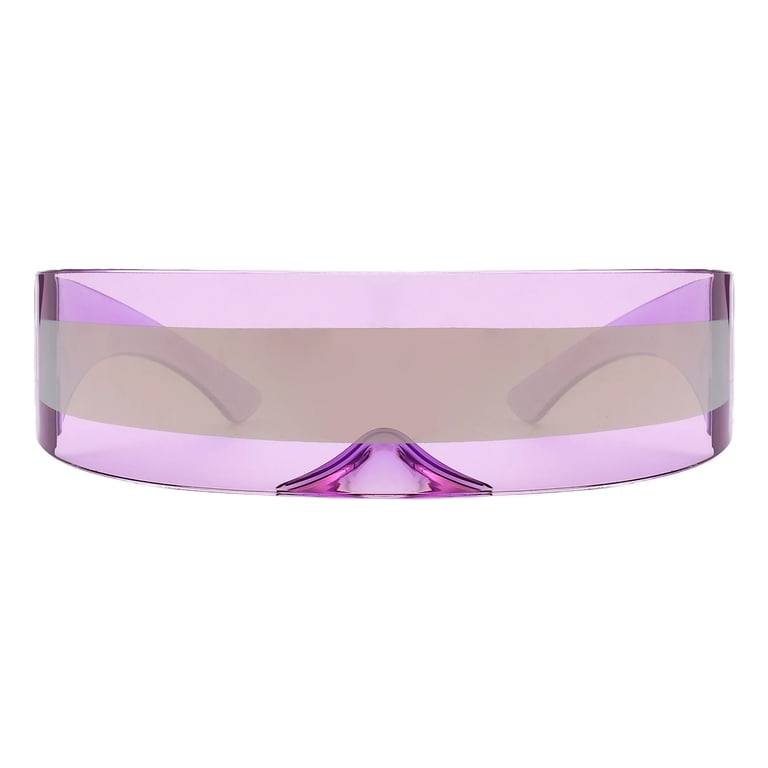 Mirrored Pink Purple Shield Sunglasses Chanel Acetate Mirror Shield Sunglasses 71475 Pink 1901864  main image 4