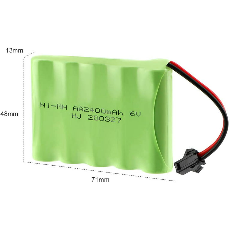  Innovateking 7.2V 2400mAh Ni-MH AA Battery Pack with