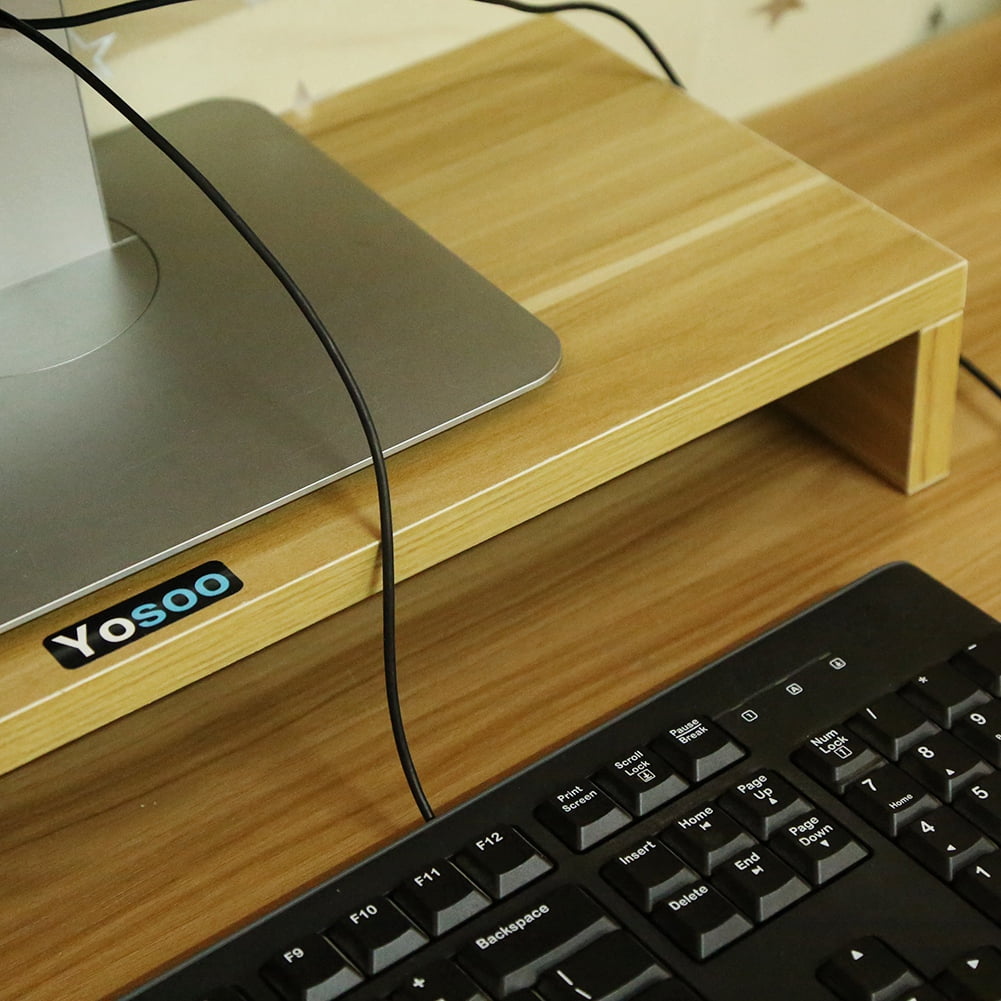 Buy Higoodz Wooden Monitor Stand , Wooden Stand LED LCD Computer