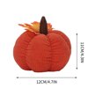thumbnail image 3 of Decoración De Calabaza Decoración de calabaza de tela tejida,paquete de 1,decoración de mesa para el Día de Acción de Gracias para el hogar y fiestas. Rkxzt, 3 of 9