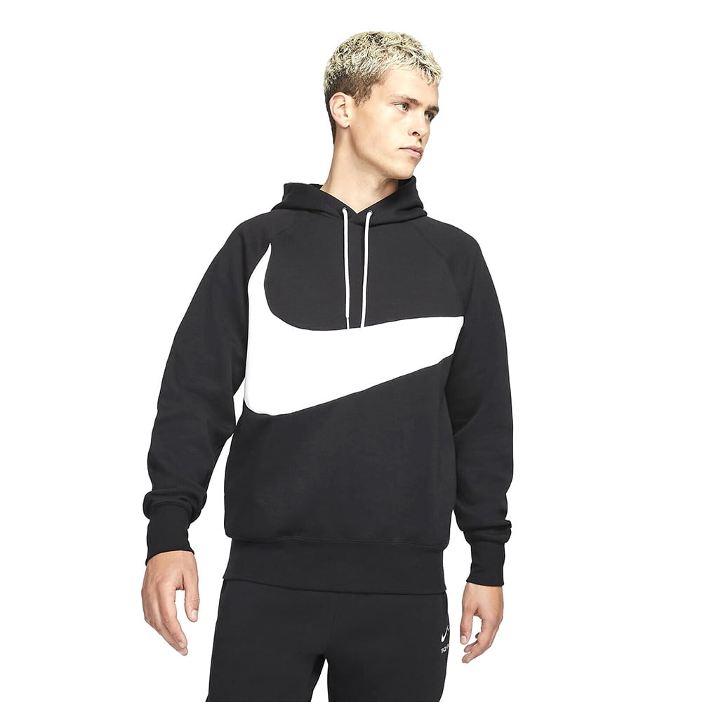 white nike jumper with black tick