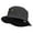 Black, variant on Wild Flying Duck Embroidered Big Size Cotton Blend Twill Bucket Hat - White 2XL-3XL