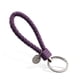 thumbnail image 1 of Xiao Hua 5 llaveros de cuero trenzado, ideales para todo tipo de coches, para hombre y mujer (morado)., 1 of 5