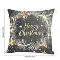 thumbnail image 3 of RXIRUCGD Christmas Themed 3D Effect Printed Pillow Case with Festive Gnomes Snowflakes Patterns, Soft Polyester Cushion Cover for Sofa Bed Chair Home Decor Office Christmas Decoration, 3 of 6