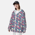 thumbnail image 3 of Lsque happy Skull rose UPF 50+ Lightweight Sun Protection Men's Women's Long Sleeve Shirt, Hoodie Performance -Large, 3 of 9