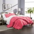 thumbnail image 6 of Bare Home Ultra-Soft Premium 1800 Series Goose Down Alternative Comforter Set - Hypoallergenic - All Season - Plush Fiberfill, Twin Extra Long (Twin/Twin XL, Pink), 6 of 6