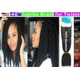 thumbnail image 4 of 100% Kanekalon Braiding Hair, KK Braiding hair, Braids Hair Twists, 3 pack deal Color #1B, 4 of 4