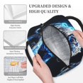 thumbnail image 3 of Disketp Futuristic Blue Light White Tiger Bolsa Térmica para Almuerzo, Lonchera con Abertura Amplia y Gran Capacidad, Organizador Reutilizable para Mujeres, Hombres y Adultos, 3 of 6