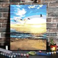 thumbnail image 2 of Mistaha DIY Oil Painting on Canvas Paint by Number Kit 16 x 20 Inch Beautiful Scenery Pattern Craft Hand-Painted Home Wall Decor Gift Frameless for Adults Kids Beginner, 2 of 8