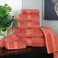 thumbnail image 3 of Premium Egyptian Cotton Highly Absorbent Assorted 8-Piece Plush Towel Set - 30" x 55", 20" x 30", 13" x 13", 3 of 9