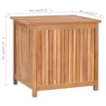 thumbnail image 4 of vidaXL Garden Storage Box 60x50x58 cm Solid Teak Wood, 4 of 5