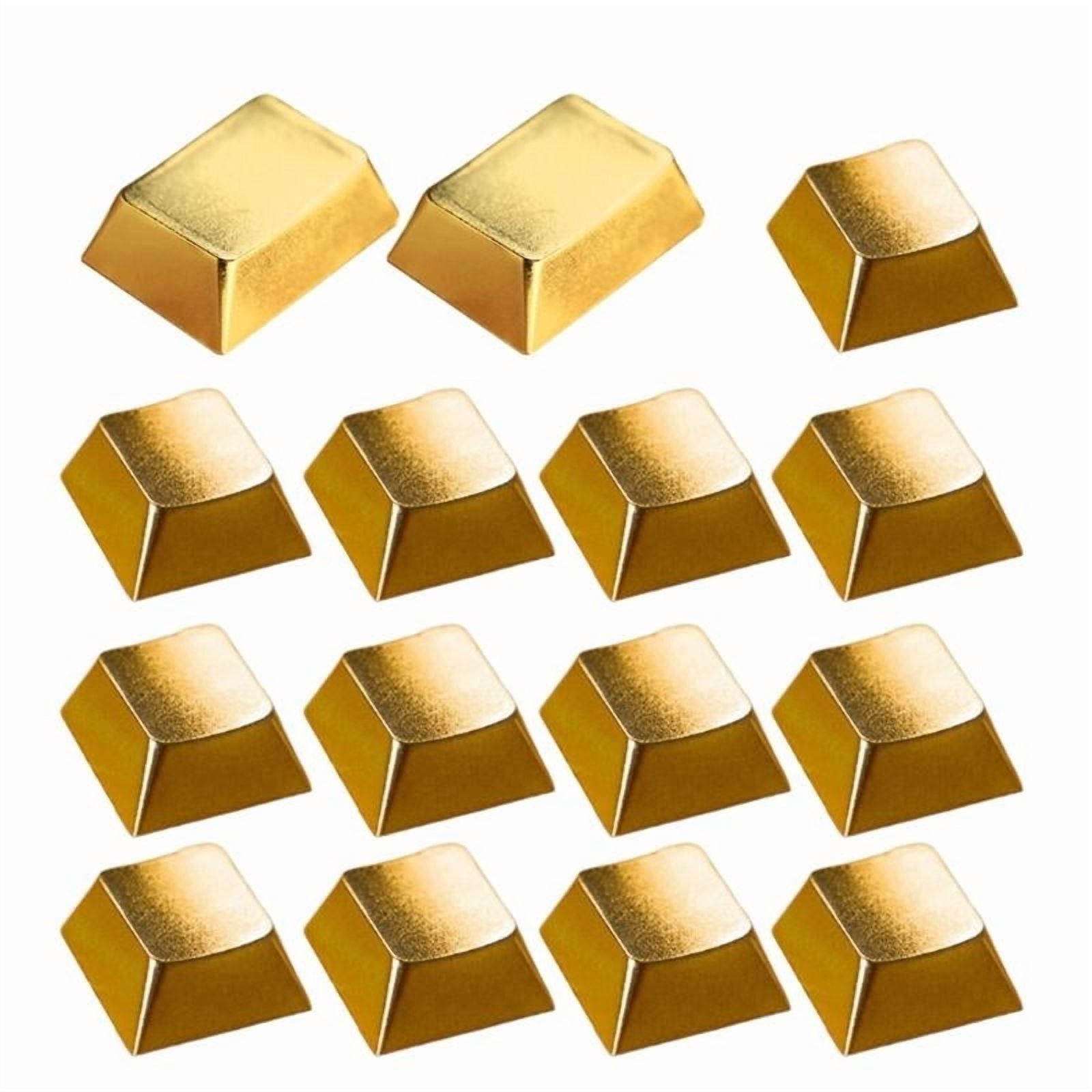 Zinc Alloy Metal Keycaps Set for Mechanical Keyboards, Ergonomic R3 Row Q Layout, 15Pcs Gaming Keycaps