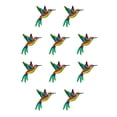 thumbnail image 1 of Toystoory Colgante de pared de colibrí de hierro, decoración Universal para el hogar, artesanías de Metal, apariencia vívida, pájaros Amarillo 10Conjunto, 1 of 6