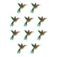 thumbnail image 2 of Colgante de pared Bearachild colibrí de hierro forjado decoración Universal para el hogar Amarillo 10Conjunto, 2 of 6