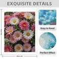 thumbnail image 3 of Diamond Art Kit for Adults, Garden Blooms Pink White Daisies Diamond Painting for Adults Beginners, DIY Diamond Art Painting Kits, 5D Diamond Painting Crafts for Home Decor 12x16 Frameless, 3 of 7