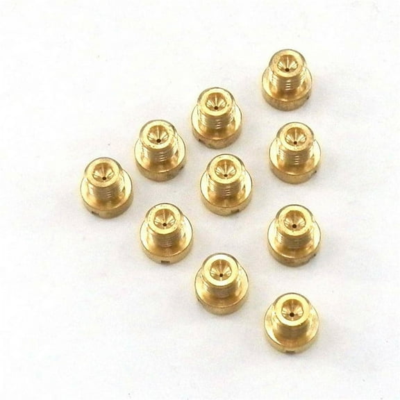 motorcycle Main Jet Kit 10 x M6 Thread 6mm for DellOrto Carb Carburetor 98 102 105 108 110 112 115 120 125 130 Injector Nozzle