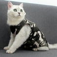 thumbnail image 3 of Recovery Suit Breathable Lick-proof Surgery Recovery Cats Abdominal Wounds Bandages Clothes Pet Accessories, 3 of 7