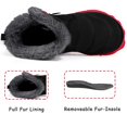 thumbnail image 5 of Kids Barefoot Snow Boots Wide Width Ankle Booties for Girls Boys, 5 of 7