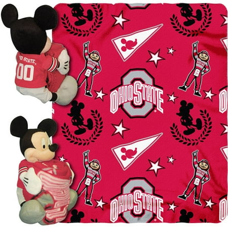 Disney Ncaa Hugger Pillow And 40" X 50"