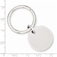 thumbnail image 2 of Sterling Silver Rhodium Plated Key Chain Made In Italy qq535, 2 of 5