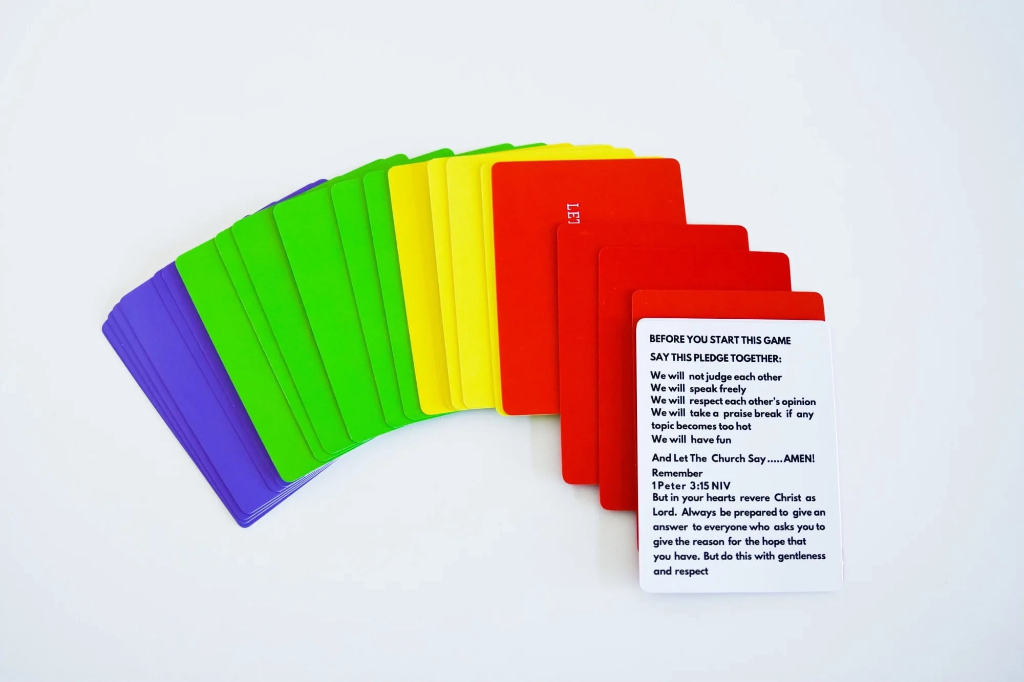 And Let The Church Say Family Bundle – Card Game with 4 Reaction Fans