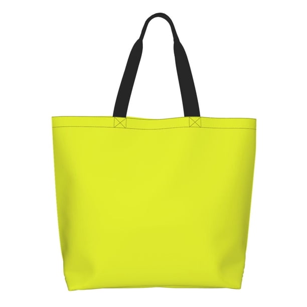 Easygdp Yellow Bolsas Tote para Mujer, Bolsos de Hombro para Viaje, Bolsos de Mano de Gran Capacidad para Compras y Trabajo