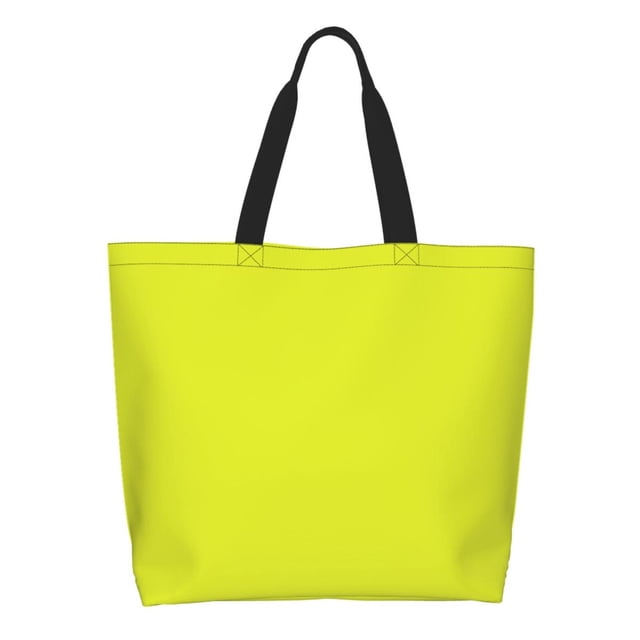 Disketp Yellow Bolsa Tote Estampada para Mujer, Bolso de Hombro y de Mano para Compras y Viajes