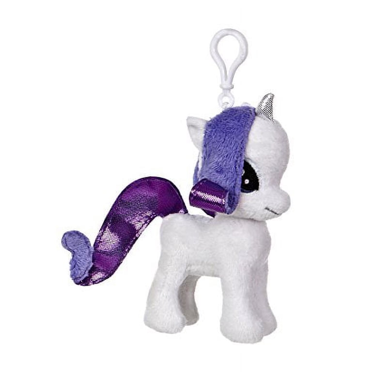Aurora World My Little Pony Clip-On Rarity Pony Plush, 4.5