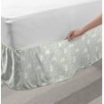 thumbnail image 2 of Grey Bed Skirt, Abstract Puzzle Patterns in Simple Background Shabby Mosaic Ornament Idea Kids Children, Elastic Bedskirt Dust Ruffle Wrap Around for Bedding Decor, 4 Sizes, Grey, by Ambesonne, 2 of 2