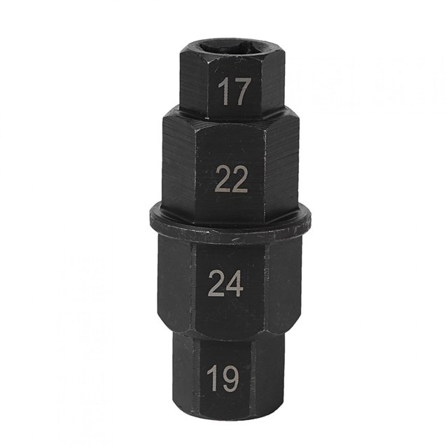 Herramienta de reparación de llave de conductor de husillo de neumático de motocicleta BRI 17mm 19mm 22mm 24mm