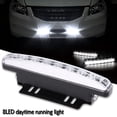 thumbnail image 4 of Luz diurna universal impermeable de 8 LED para coche y motocicleta, 4 of 9