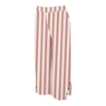 thumbnail image 4 of Summer Cotton Linen Pants for Women Casual Boho Gradient Print Pants 2026 Vacation Wide Leg Stripe Lounge Pant, 4 of 6