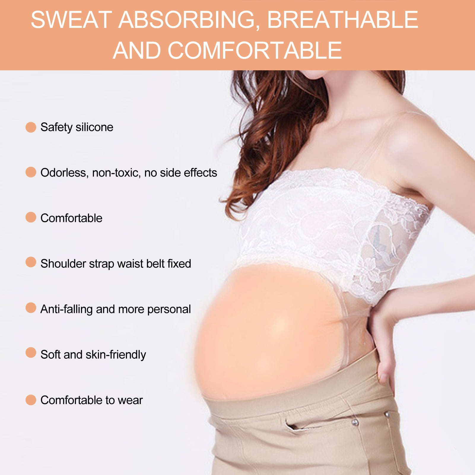 Srliya Faux Ventre De Grossesse, Costume De Ventre De Femme