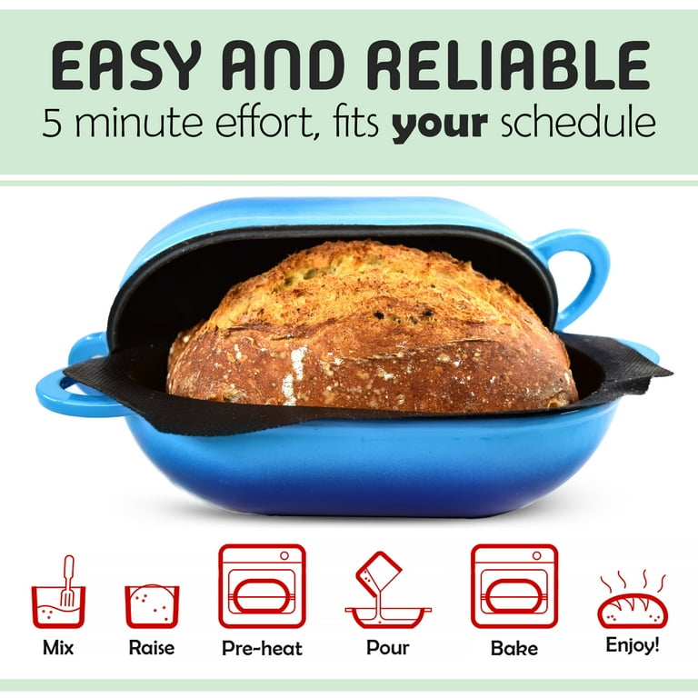 LoafNest Artisan Bread Baking Kit: Easy, No-Mess Dutch Oven