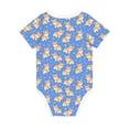 thumbnail image 2 of Rocae Kawaii Corgi for Baby Climbing Clothes Soft Baby Romper for Active Infants Comfortable and Breathable Crawling Jumpsuit Unisex Baby Outfit 3 Months, 2 of 8