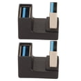thumbnail image 1 of Adaptador de ángulo recto de EE. UU., 2 piezas USB 3.0 macho a Gbps Adaptador USB Adaptador USB Artesanía excepcional, 1 of 8