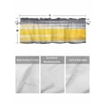 thumbnail image 4 of Valances for Windows Street Art Graffiti Rod Pocket Cafe Window Treatments Valance Curtains for Kitchen Bathroom Laundry Basement Windows 60"x18", 4 of 9