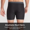 thumbnail image 4 of Calzoncillos bóxer ExOfficio Give-N-Go 2.0 de Underwear para hombre, talla M, color negro, 4 of 5